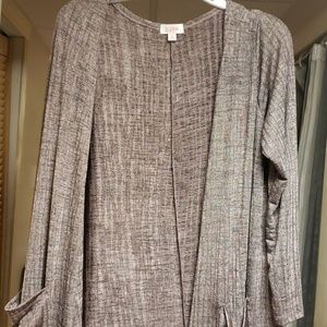 XL elegant lularoe Sarah shimmery rose gold